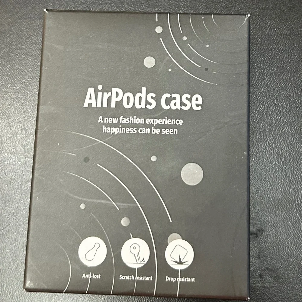 Black Airpods 1st & 2nd Generation Protective Case - Picture 7 of 7